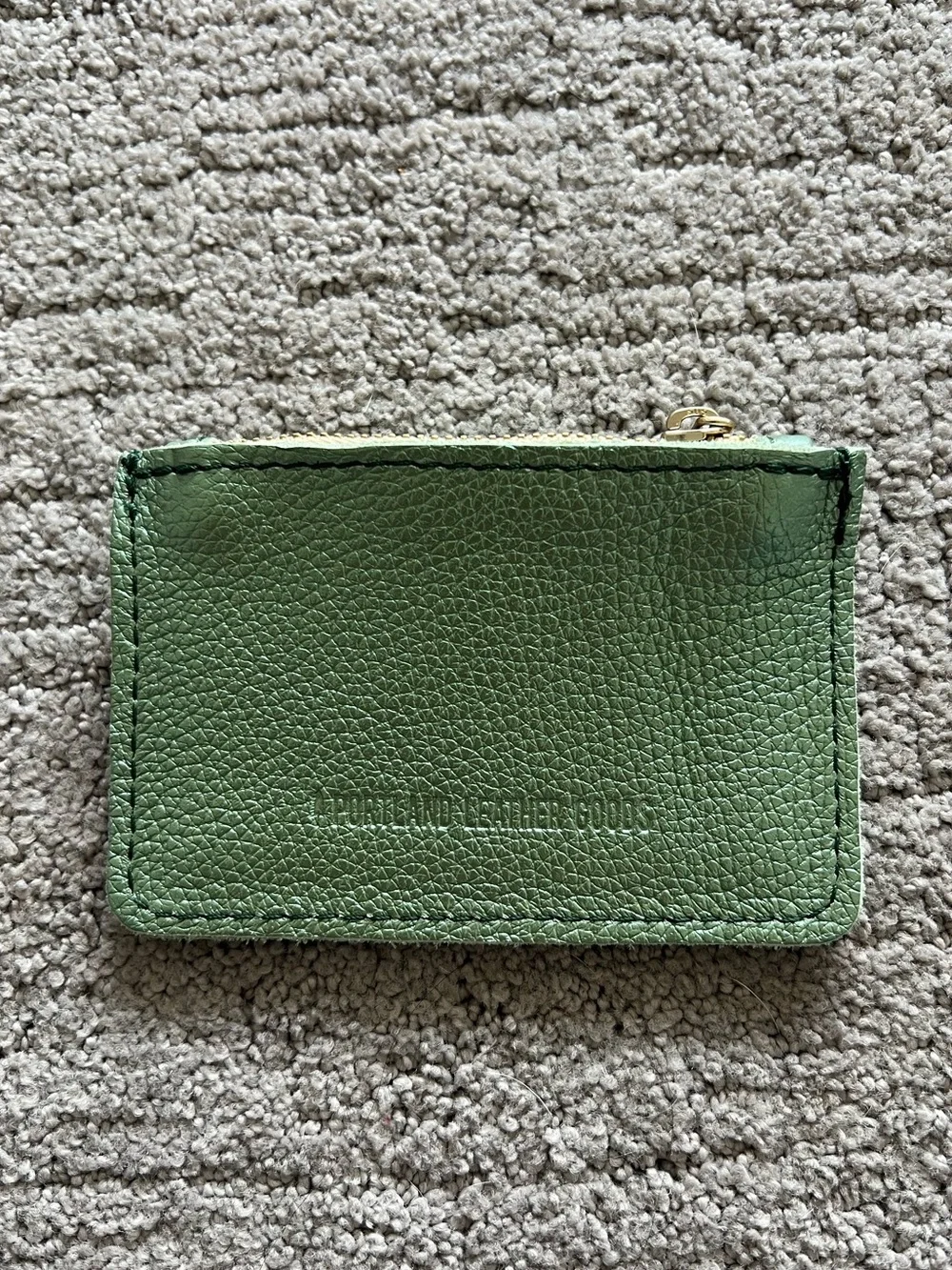 Portland Leather Metallic Green Sabrina Wallet